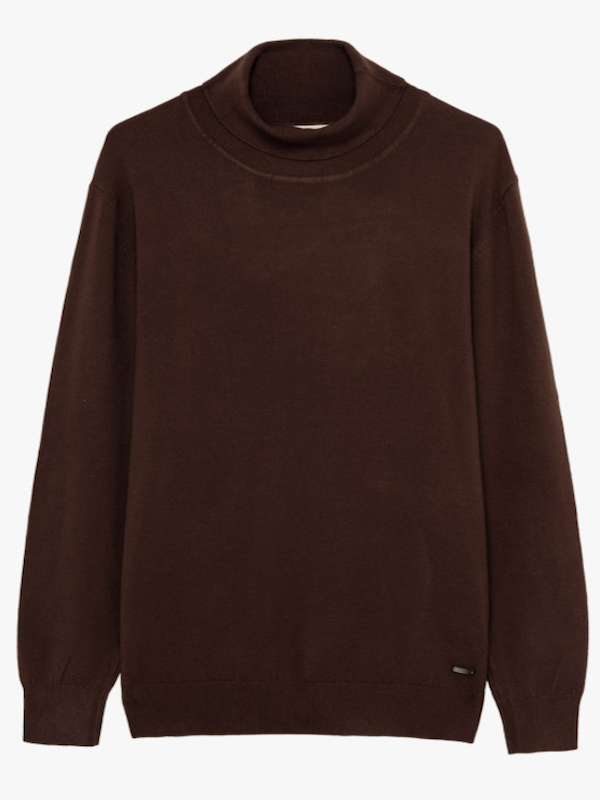 Maglia Collo alto Sottogiacca - GIANNI LUPO - Col. Marrone GL33500