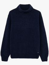 Maglia Collo alto Tessuto Ciniglia Invernale - GIANNI LUPO - Col. Blu GL536S NEW