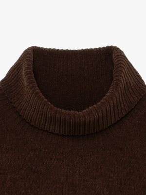 Maglia Collo alto Tessuto Ciniglia Invernale - GIANNI LUPO - Col. Marrone GL536S NEW