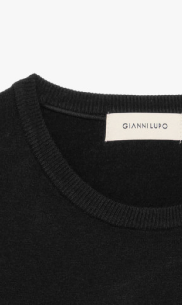 Maglia Girocollo Soft Touch - GIANNI LUPO - Col. Nero  GL33398