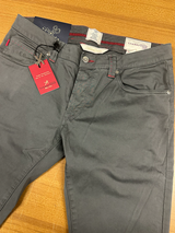 SOLO TG 32 (ITA.46) - TRAMAROSSA Pantalone Jeans Sartoriale Modello Slim Fit