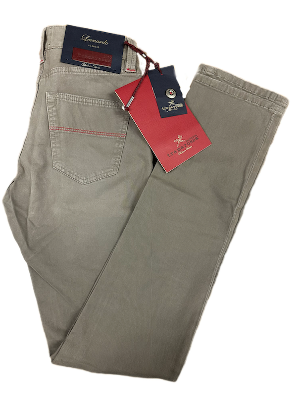 SOLO TG 28 (ITA.42- S da Uomo ) - TRAMAROSSA Pantalone Jeans Sartoriale Modello Slim Fit (Copia) (Copia)