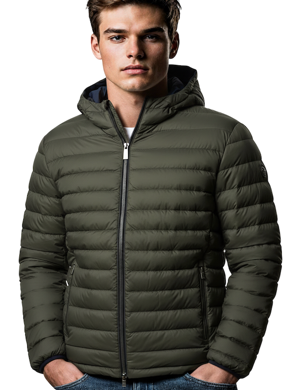 Ciesse Piumini - Henry - REVERSIBILE - Deep Blu/Verde Piumino