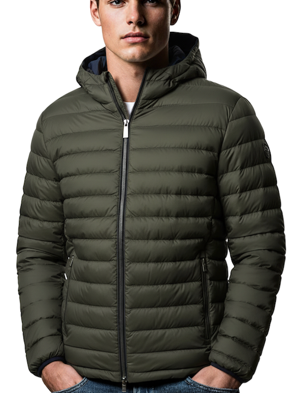 Ciesse Piumini - Henry - REVERSIBILE - Deep Blu/Verde Piumino