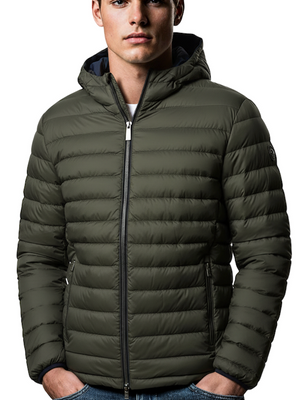 Ciesse Piumini - Henry - REVERSIBILE - Deep Blu/Verde Piumino