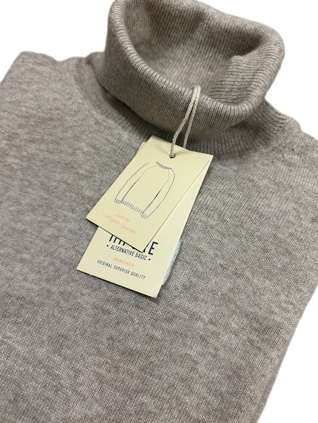 Maglia GIANNI LUPO Invernale - 70%LANA e 30%CASHMERE - BEIGE