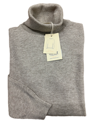 SOLO TG. L - Maglia IMPURE Invernale - 80%LANA - Beige