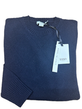 SOLO TG. S e M - Maglia SEVENTY Invernale - 80%LANA - BLU