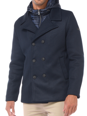 UNITY - Giacca Caban Gravity Tricotech con Pettorina Removibile - Blu