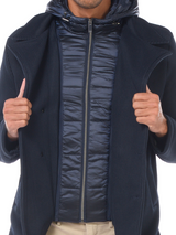 UNITY - Giacca Caban Gravity Tricotech con Pettorina Removibile - Blu