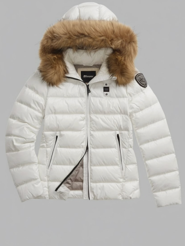 SOLO TG. S - Blauer Piumino Donna - Mod.ARCADIA - Col. Bianco NEW 2025/2026