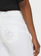 SOLO TG. 32 LiuJo - B.UP MONROE - Vita Regolare Media -  WA5417 T4810 - Leggero Estivo BIANCO