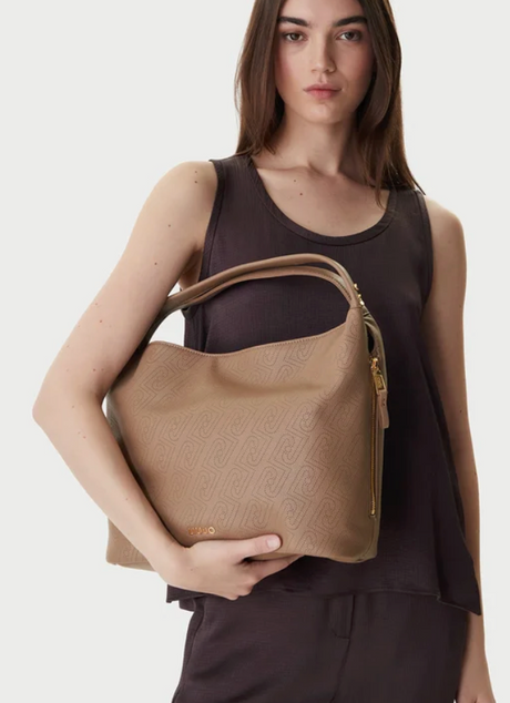 LiuJo Borsa M TOTE  - Mod. AA6058 ES026 - Col. Mocha 71409 NEW 2026