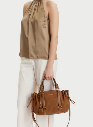 LiuJo Borsa S Trunk  - Mod. AA6081 E1116  Col. Cammello 00070 NEW 2026