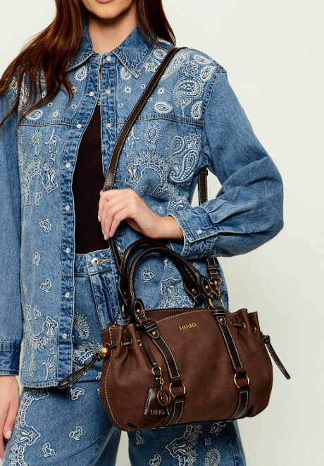 LiuJo Borsa S Trunk  - Mod. AA6081 E1116  Col. Mocha 71409 NEW 2026