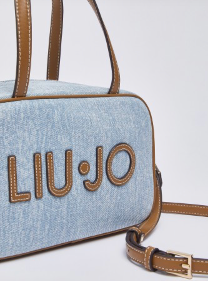 LiuJo Borsa M Bowling  - Mod. AA6113 t377A Col. Light Denim 74015 NEW 2026