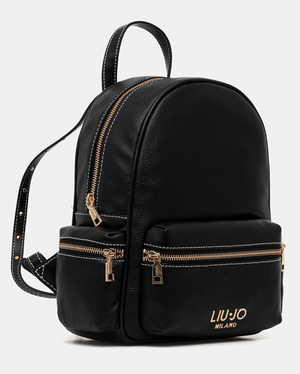LiuJo Borsa M Backpack  - Mod. AA6136 E1012 Col. Nero NEW 2026