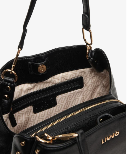 LiuJo Borsa M SATCHEL  - Mod. AA6185 E1012 Col. Nero NEW 2026