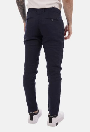 GIANNI LUPO - Pantalone Super Leggero  GL5151 - Colore BLU Slim Fit