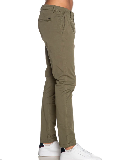 GIANNI LUPO - Pantalone Super Leggero  GL5151 - Colore Verde Slim Fit