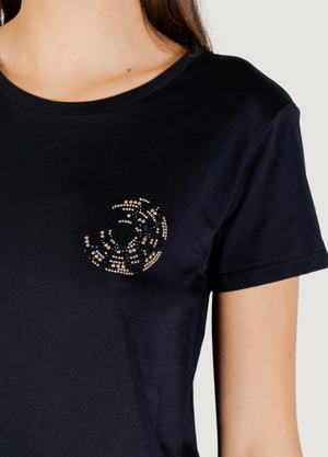 SOLO TG. XS-S-M-L-XL LiuJo - T-shirt in cotone con logo LIUJO - TA6056
