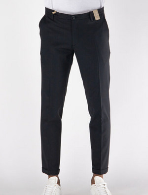 SOLO TG. 46-48-54-56 , AT.P.CO  Pantalone in Cotone - Slim Fit - NERO