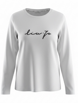 SOLO TG. XL-XXL - LiuJo - T-shirt in jersey di cotone - Art: TF4077 - Col. Bianco