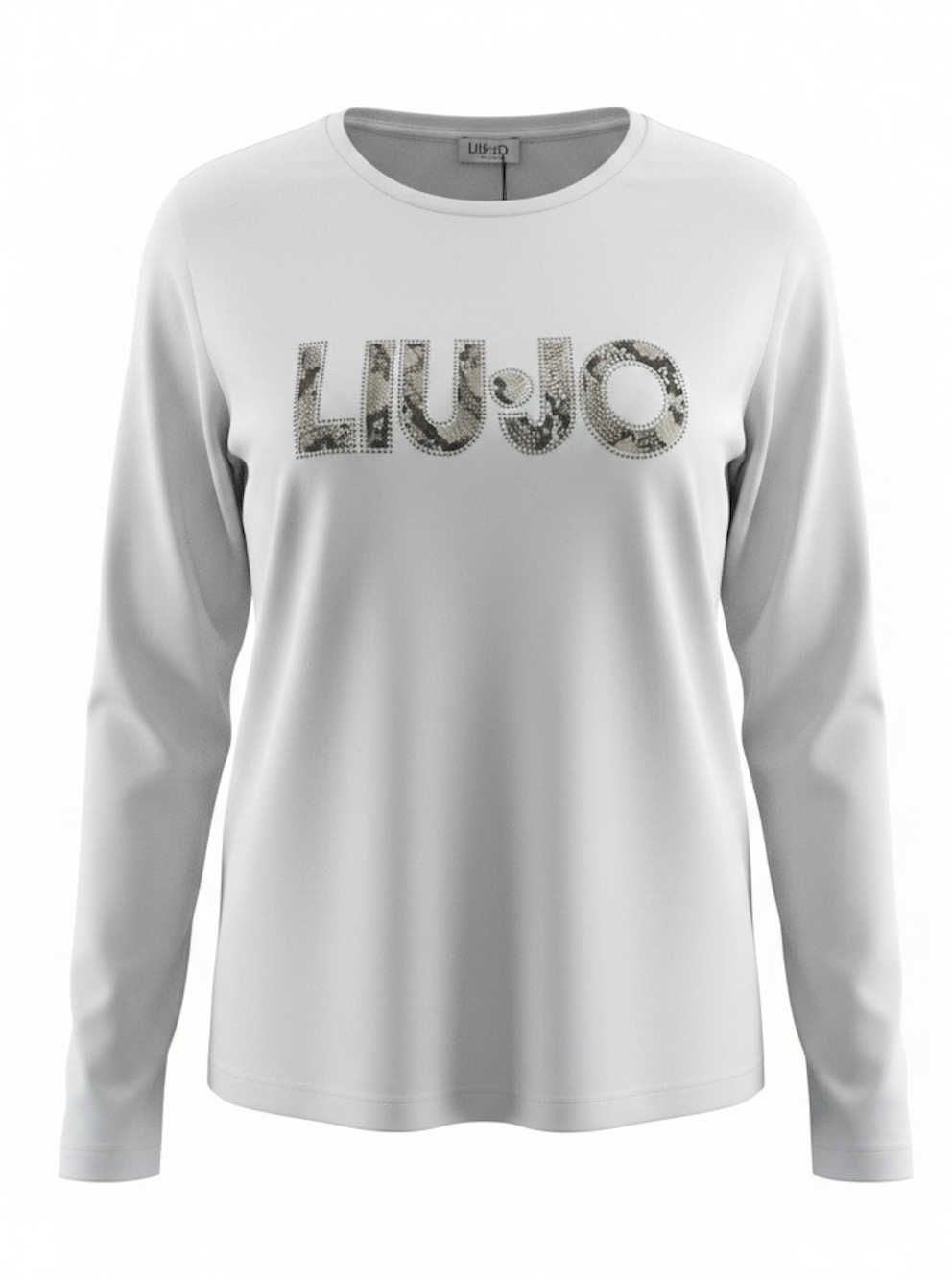 SOLO TG. L - LiuJo - T-shirt in jersey di cotone - Art: WF1566 - Col. Bianco