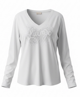 SOLO TG. L - LiuJo - T-shirt in jersey di cotone - Art: WA3336 - Col. Bianco