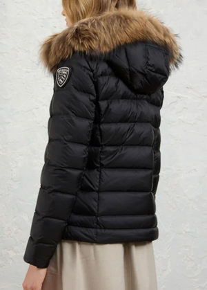 Blauer Piumino IMBOTTITO PIUMA + PELLICCIA 26WBLDC03038- Col.Nero NEW 2026/2027