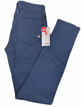 SOLO TG. 27 - Cycle Pantalone Jeans Cotone - Mod. Vita Alta Skinny - Blu Navy