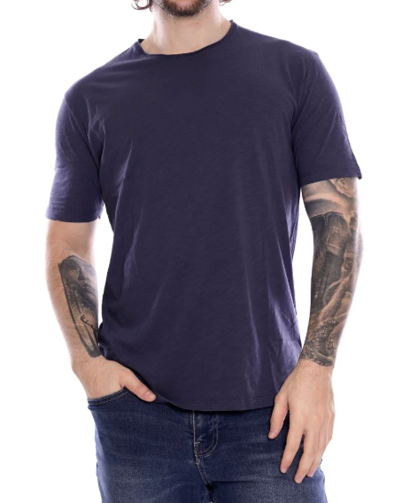 Gianni Lupo - Maglia Girocollo - Col. Blu