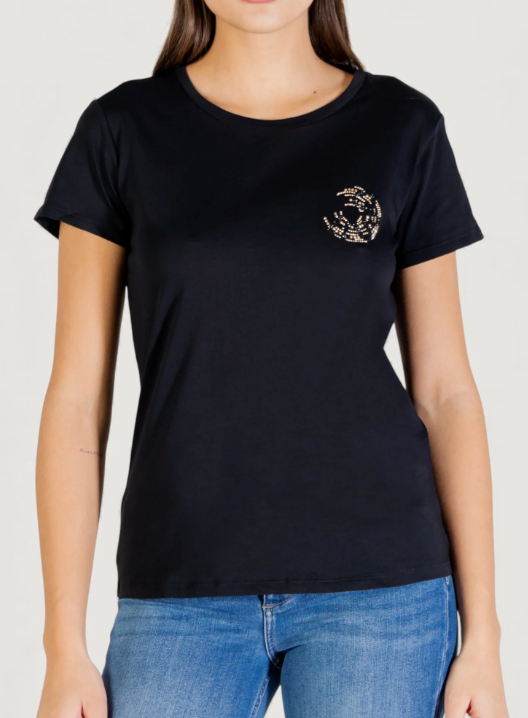 SOLO TG. XS-S-M-L-XL LiuJo - T-shirt in cotone con logo LIUJO - TA6056
