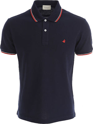 Brooksfield  Polo in Jersey di Cotone -  Blu